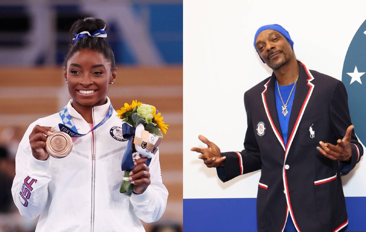 JUST NOW: Snoop Dogg gifts Simone Biles’ dad a Death Row Records chain for his….