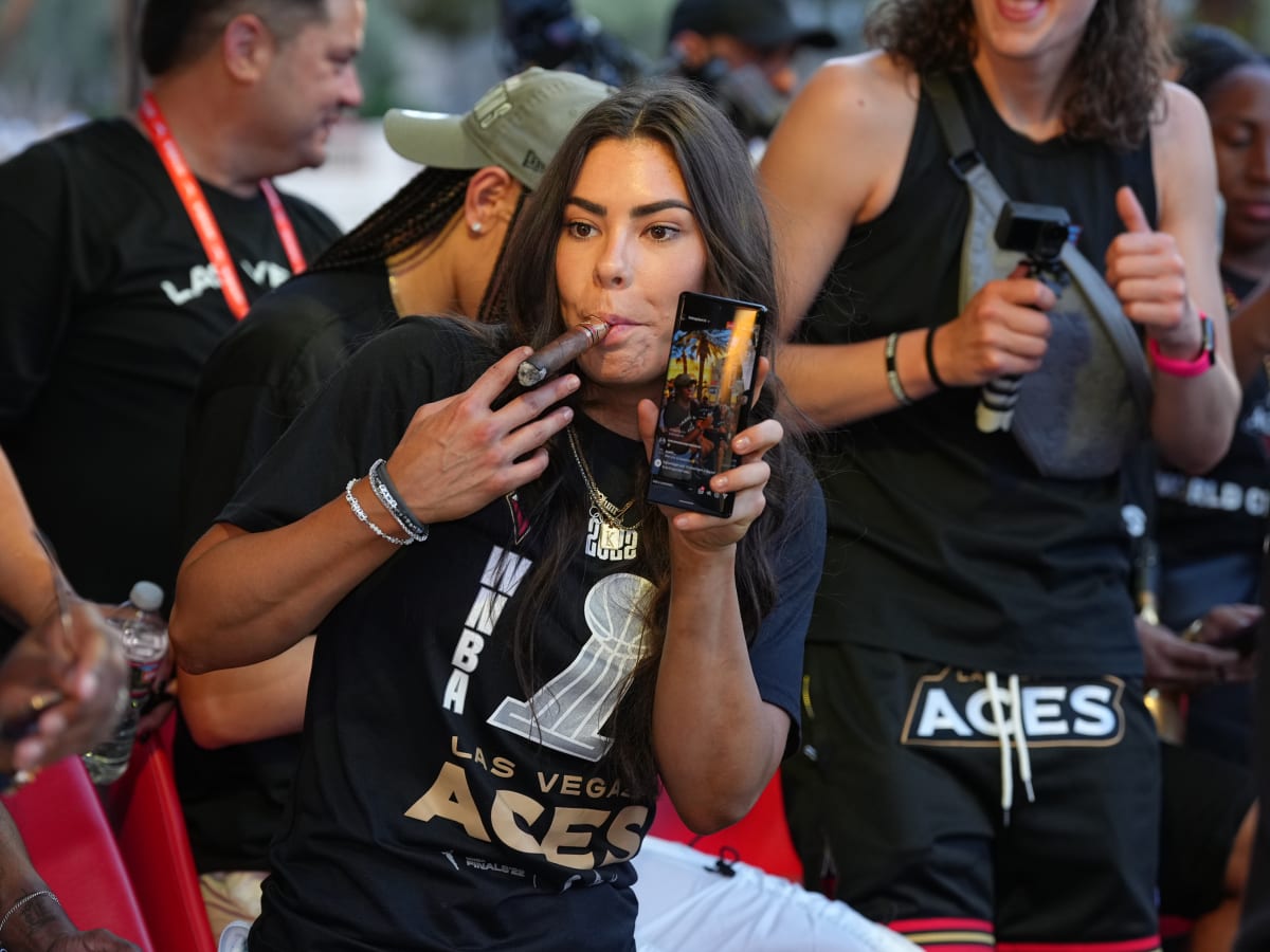 Kelsey Plum describe herself in one word both professionally and privately…