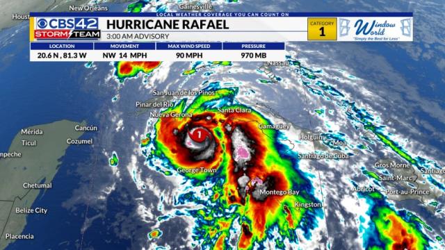 BREAKING NEWS: Hurricane Rafael Leaves Cuba in Darkness and Shifts Path Toward Mexico’s Gulf Coast